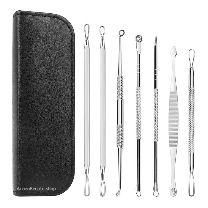 7in1-blackhead-remover-set-1 میله کومدون ست 7 عددی حرفه ای - Image 1