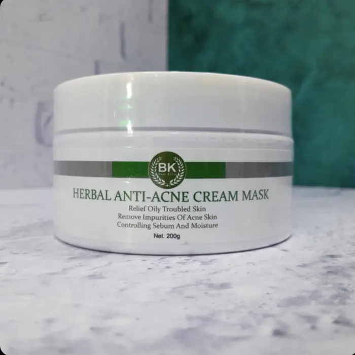 Centella-Anti-Acne-Cream-Mask-200g-Best-Clean3.webp ماسک کرم ضد جوش هربال (سنتلا) 200 گرم بست کلین - Image 1